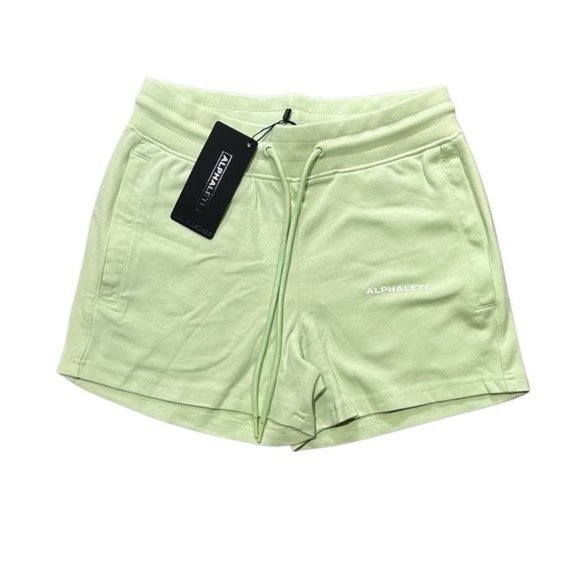 NEW ALPHALETE WOMEN’S CORE SHORTS - Frozen Spring - Picture 8 of 9